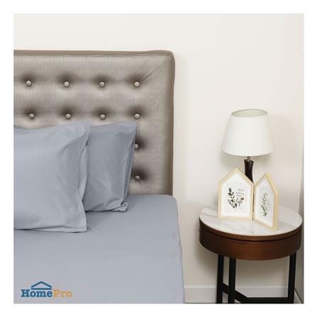 ชุดผ้าปู TOPPER 6 ฟุต 3 ชิ้น HOME LIVING STYLE LISA สีเทา_2