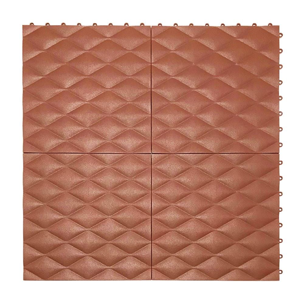 แผ่นกันลื่น HOME LIVING STYLE ELLA 27.5X27.5 ซม. สีน้ำตาลเข้ม
