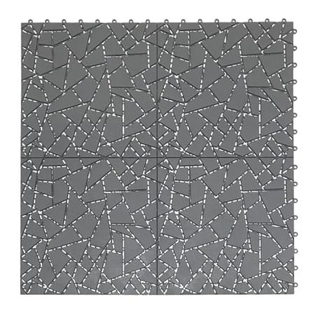 แผ่นกันลื่น HOME LIVING STYLE DIAMOND 27.5X27.5 ซม. สีเทา_1
