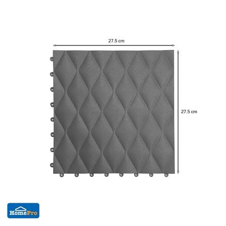 แผ่นกันลื่น HOME LIVING STYLE ELLA 27.5X27.5 ซม. สีเทา_5