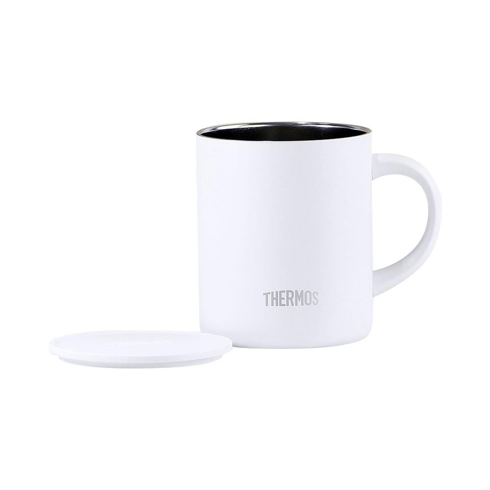 ถ้วยน้ำสุญญากาศพร้อมฝา THERMOS JDG-350C 350 มล. สีขาว