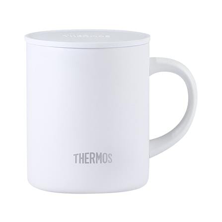 ถ้วยน้ำสุญญากาศพร้อมฝา THERMOS JDG-350C 350 มล. สีขาว_0
