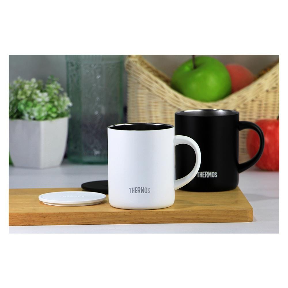 ถ้วยน้ำสุญญากาศพร้อมฝา THERMOS JDG-350C 350 มล. สีดำ