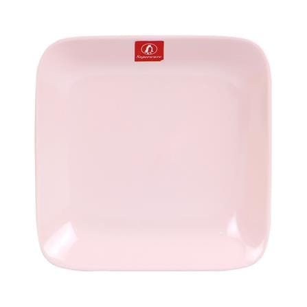 จานเมลามีนเหลี่ยม 5.5 นิ้ว SUPERWARE PINK_0