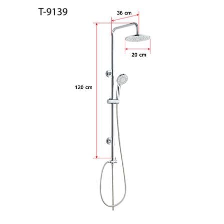 ฝักบัว RAIN SHOWER LUZERN T-9139_1