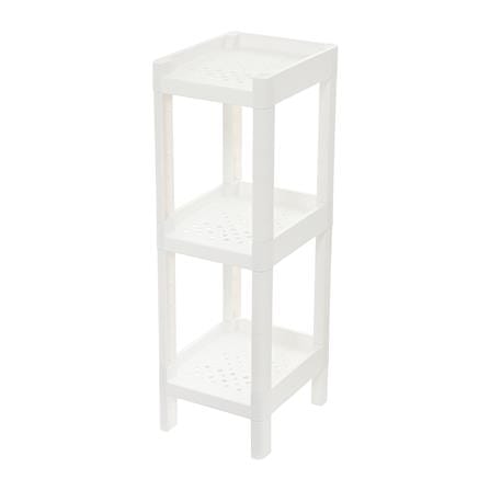 ชั้นวางของแคบ 3 ชั้น STACKO MONO 24x30x76 ซม. สีขาว_0