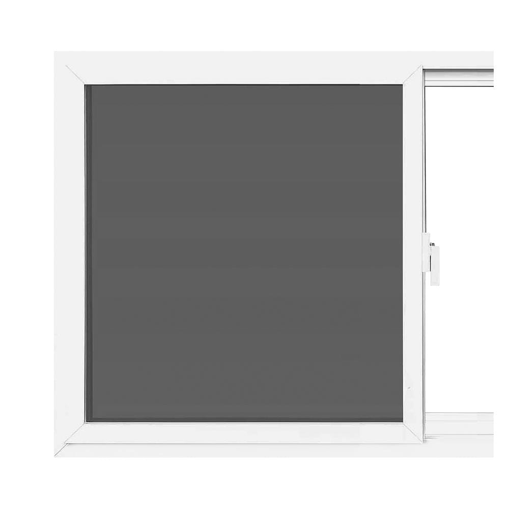หน้าต่างบานเลื่อน UPVC S-F-S มุ้ง AZLE-EURO FRAME 180X110 ซม. สีขาว
