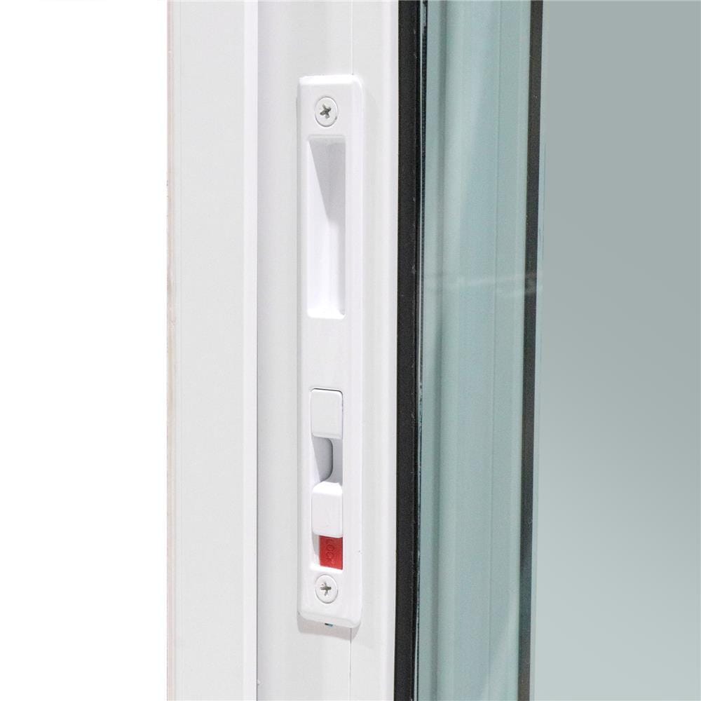ประตูบานเลื่อน UPVC S-S มุ้ง EURO FRAME 200X205 ซม. สีขาว