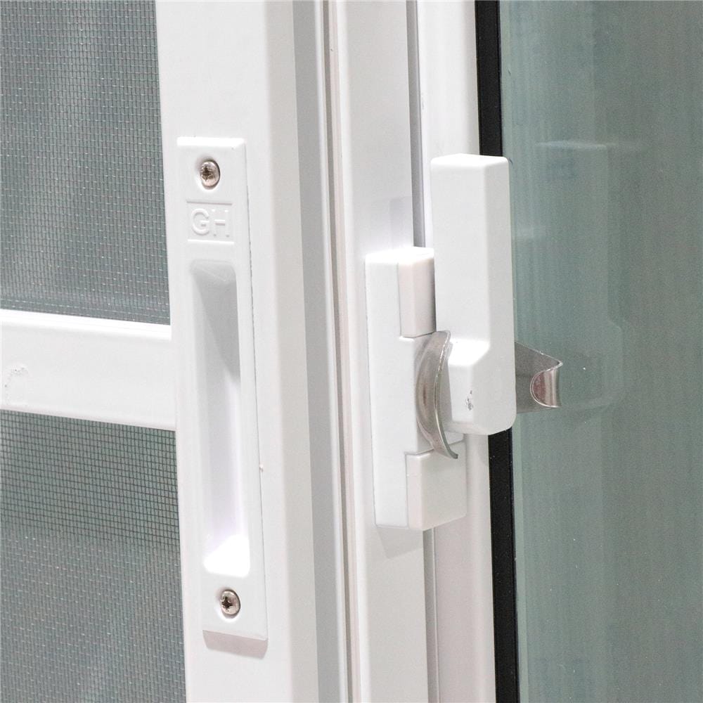 ประตูบานเลื่อน UPVC S-S มุ้ง EURO FRAME 200X205 ซม. สีขาว