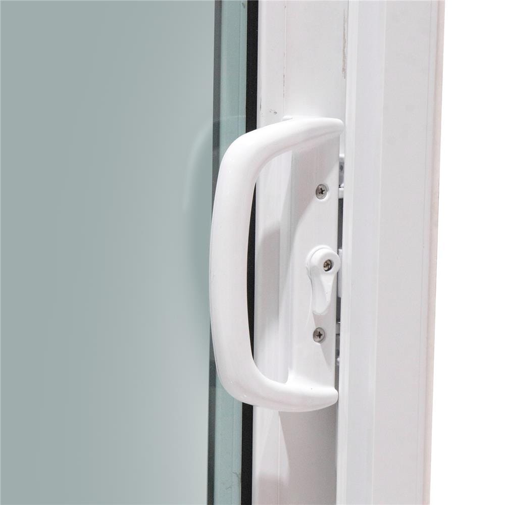 ประตูบานเลื่อน UPVC S-S มุ้ง EURO FRAME 200X205 ซม. สีขาว