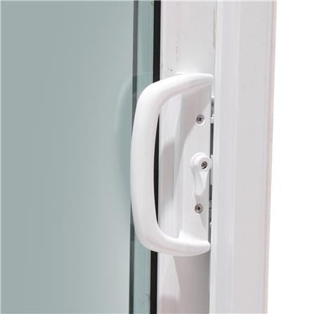 ประตูบานเลื่อน UPVC S-S มุ้ง EURO FRAME 200X205 ซม. สีขาว_3