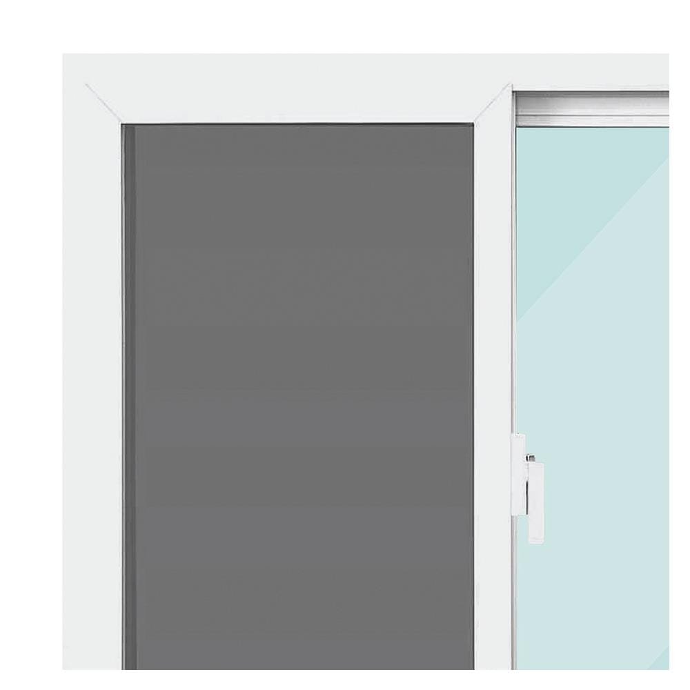 หน้าต่างบานเลื่อน UPVC S-S มุ้ง AZLE-EURO FRAME 100x110 ซม. สีขาว