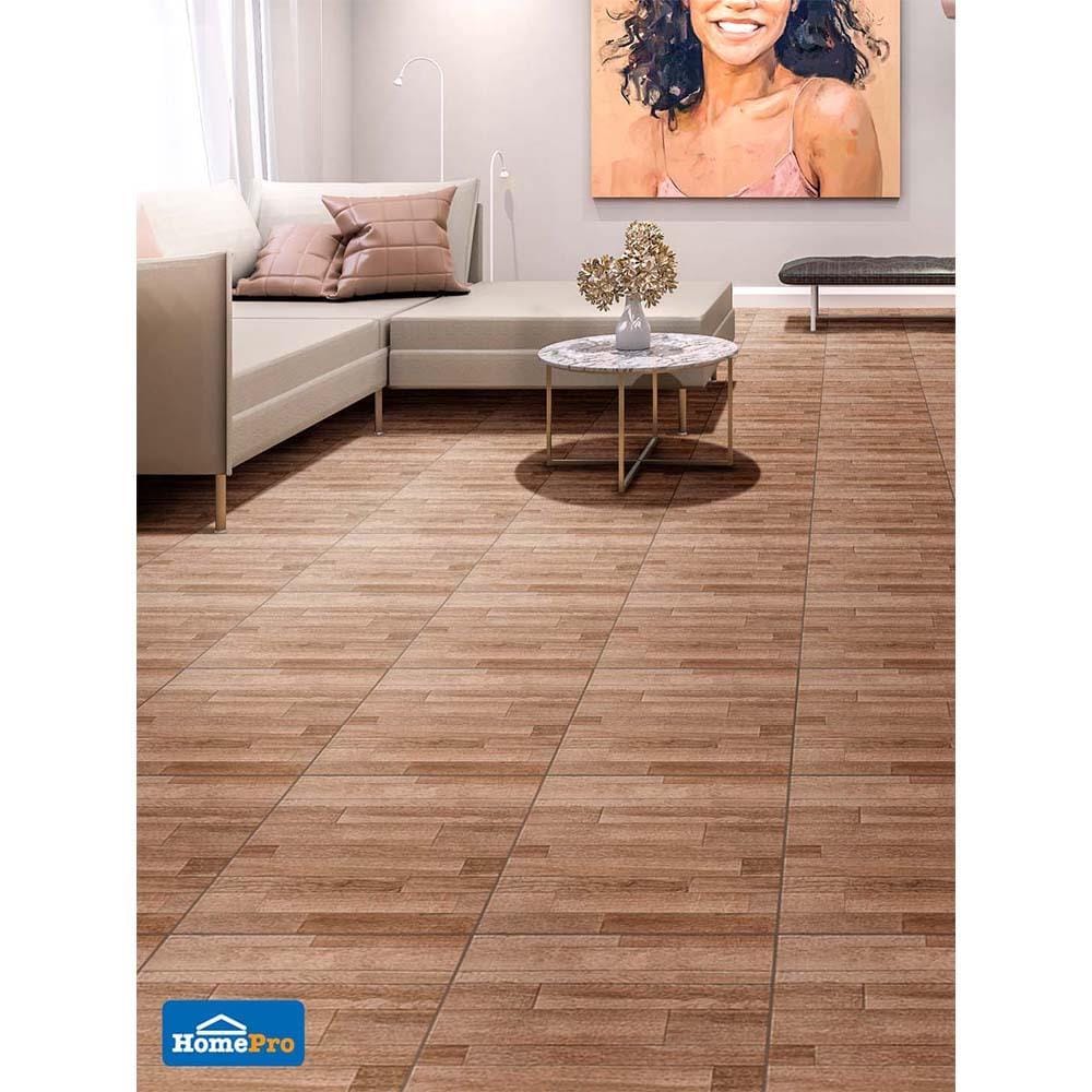 กระเบื้องพื้น 16x16 นิ้ว ภูผา ทรีธารา น้ำตาล A 0.96M2