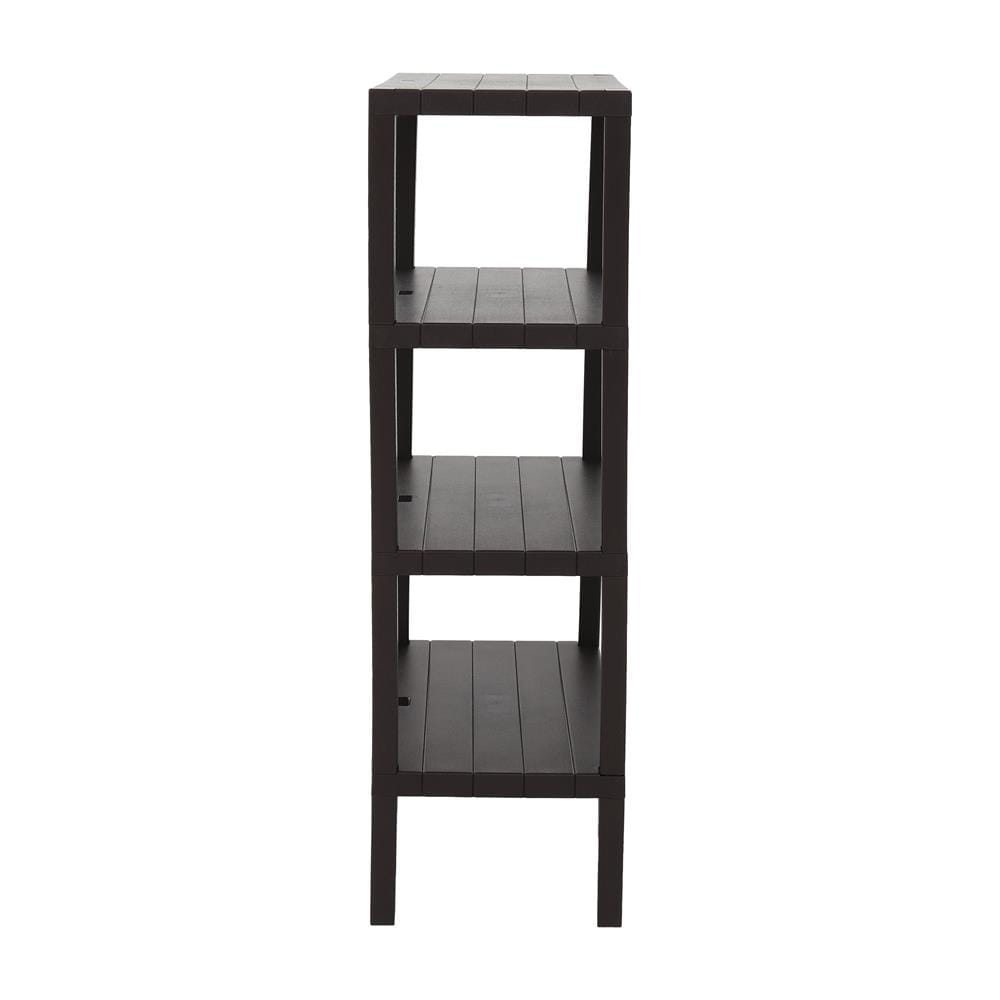 ชั้นวางของ 4 ชั้น STACKO BRICK 30x60x100 ซม. สีน้ำตาล