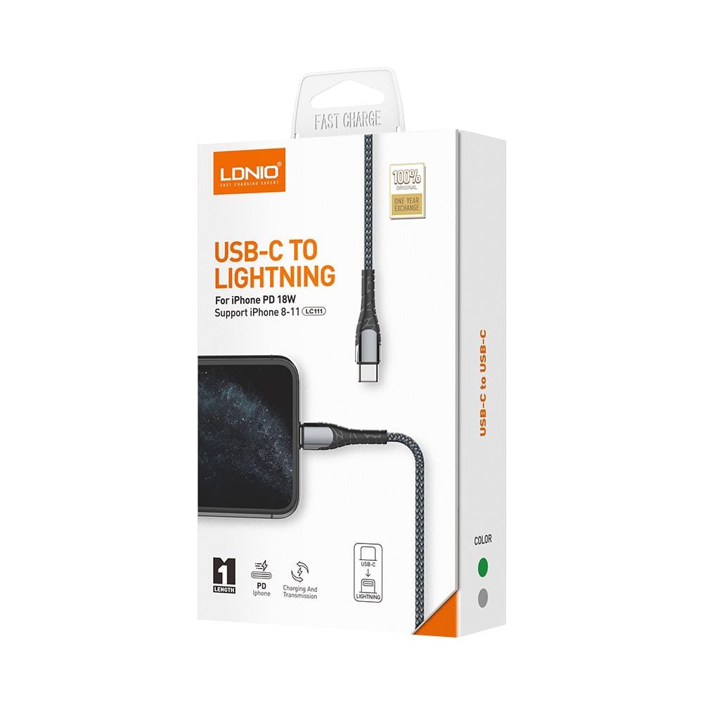 สายชาร์จ LIGHTNING LDNIO LC111