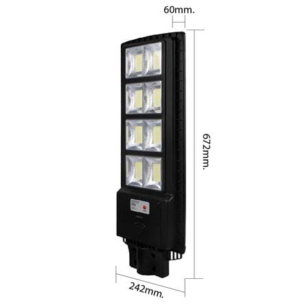 ไฟถนน SOLAR LAMPTAN SUNNY 200 วัตต์ DAYLIGHT สีดำ_4