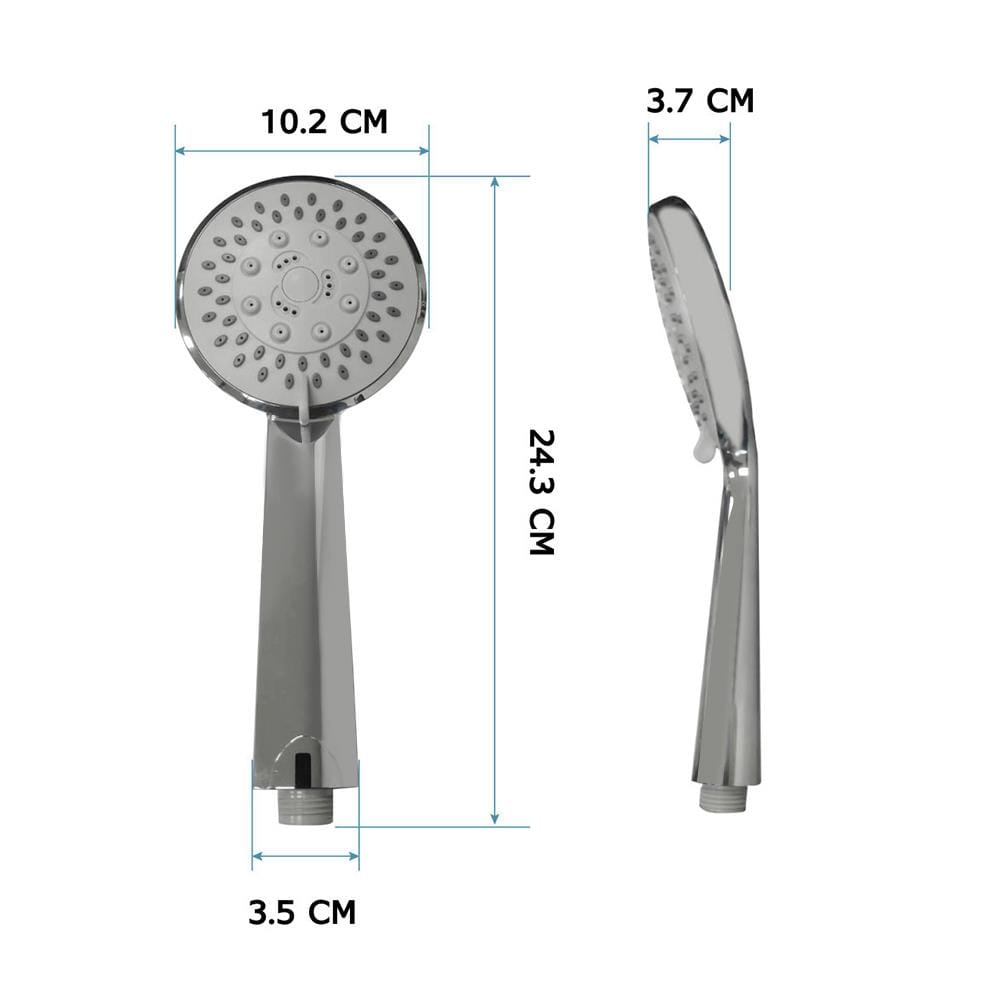 ชุดฝักบัวสายอ่อน 3 ระดับ LUZERN รุ่น HS-9166 สีโครม
