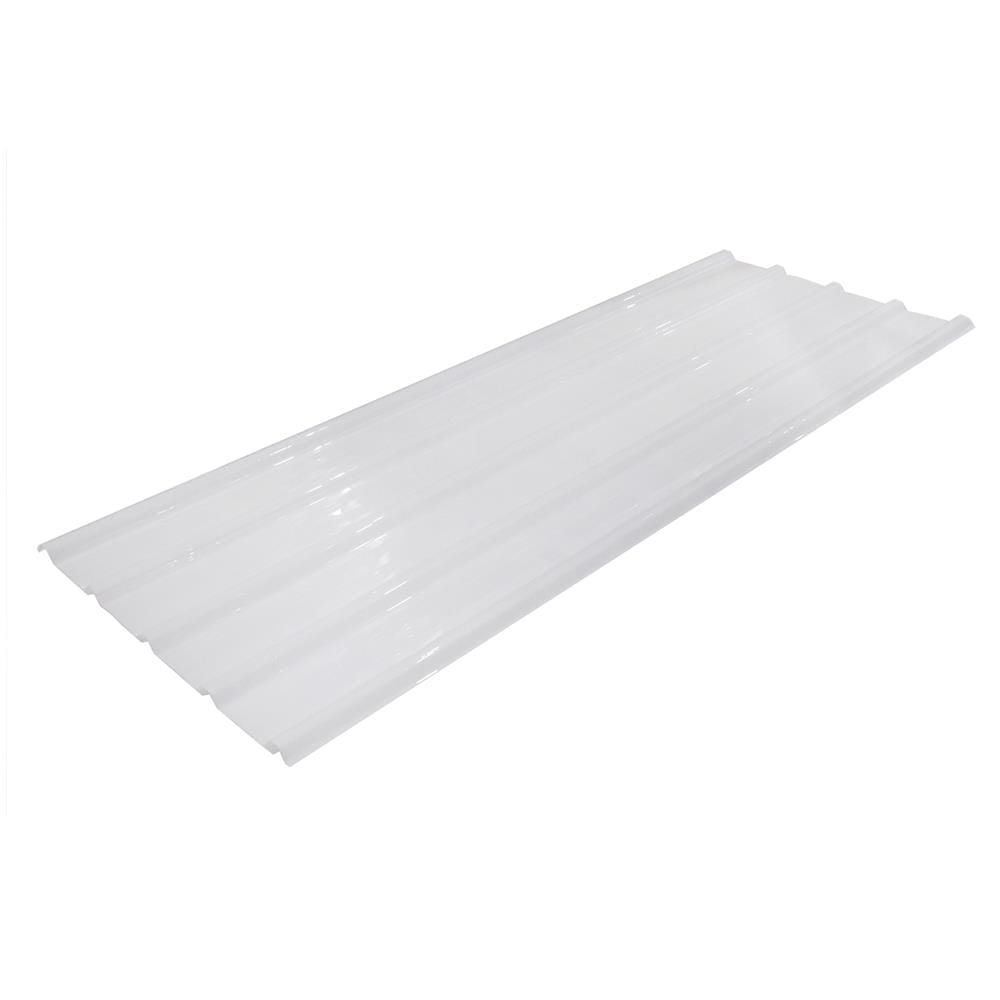 แผ่นโปร่งแสง ลอนเมทัลชีท SUNSHIELD 1.35 มม. 0.82X2.2 ม. สีขาว