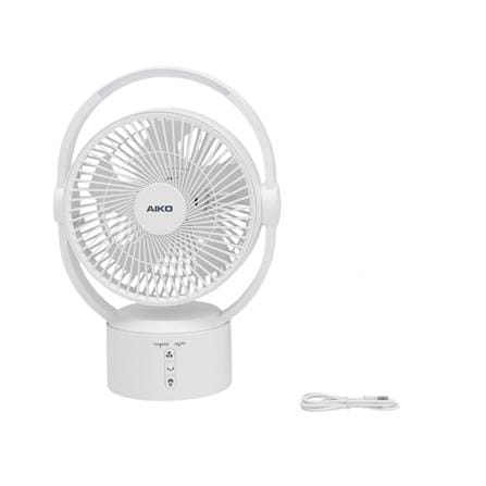 พัดลมพกพา 9 นิ้ว AIKO KN-L2819-WH สีขาว_3