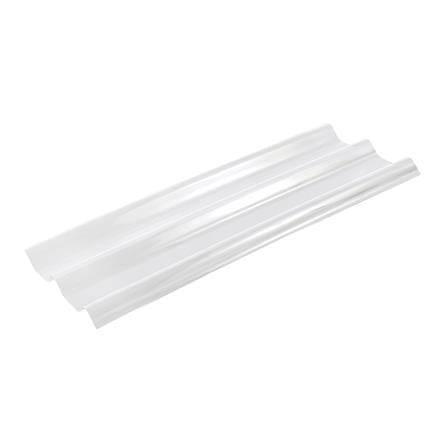 แผ่นโปร่งแสง ลอนคู่ ผิวเรียบ SUNSHIELD 1.2 มม. 0.51X1.5 ม. สีใส_0