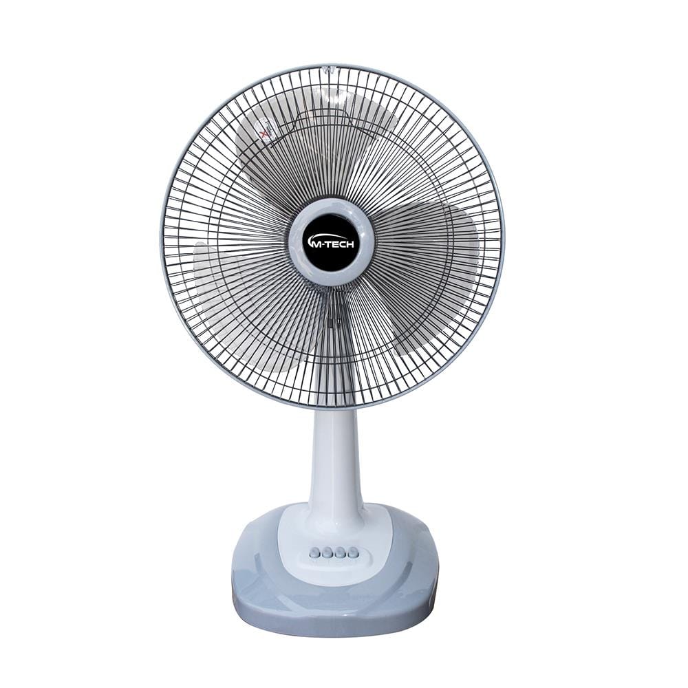 พัดลมตั้งโต๊ะ 16 นิ้ว M-TECH DF-8162 NEW เทา