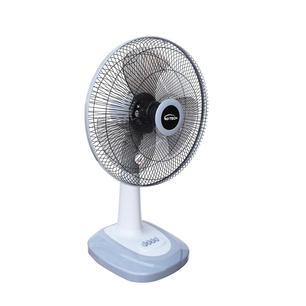 พัดลมตั้งโต๊ะ 16 นิ้ว M-TECH DF-8162 NEW เทา