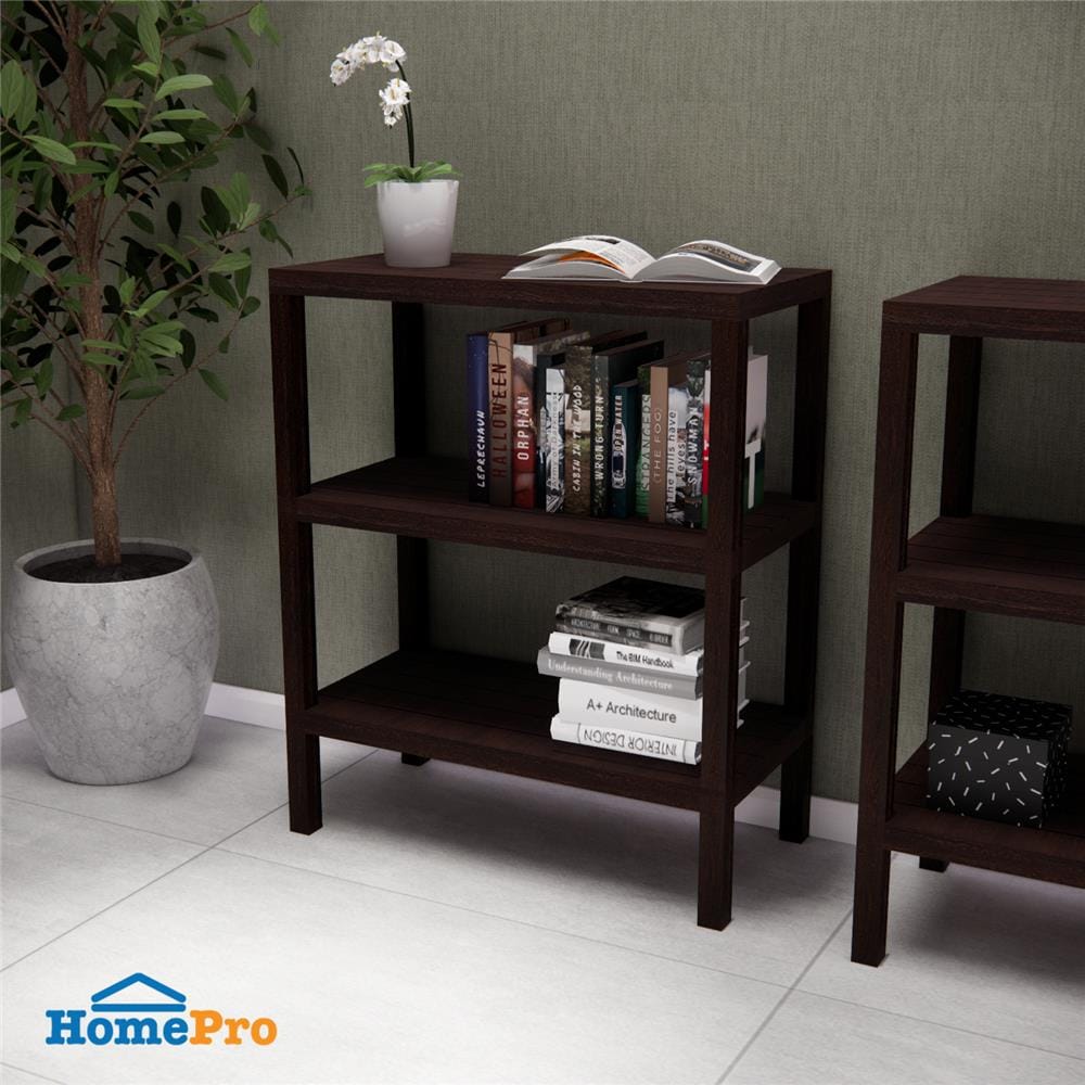 ชั้นวางของ 3 ชั้น STACKO BRICK 30x60x73 ซม. สีน้ำตาล