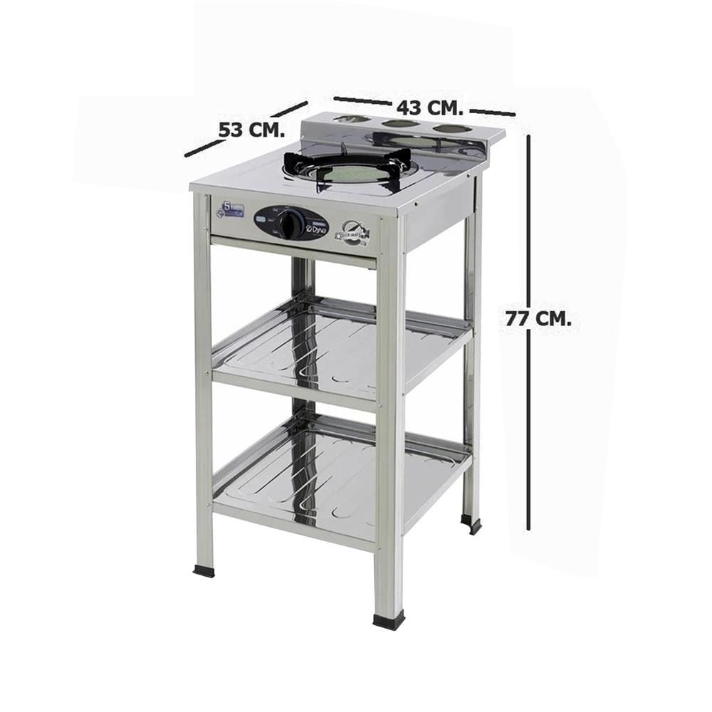 เตาแก๊สตั้งพื้น 1 หัวแก๊ส DYNA HOME DF-483