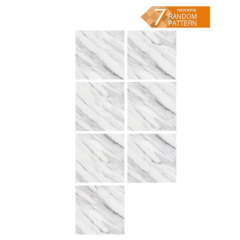 กระเบื้องพื้น 60x60 ซม.COTTO แมกซ์มาร์เบิล เทา (HYG) PM 1.44M2
