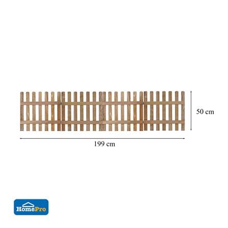 รั้วไม้ตั้งพื้น ME LIVING NICE 199x50 ซม. สีธรรมชาติ_8