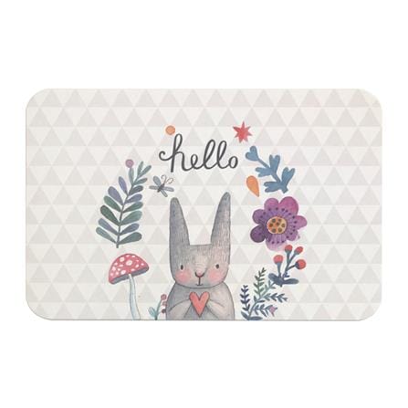 พรมหินเช็ดเท้า HOME LIVING STYLE RABBIT 39X60 ซม. สีเทา_0