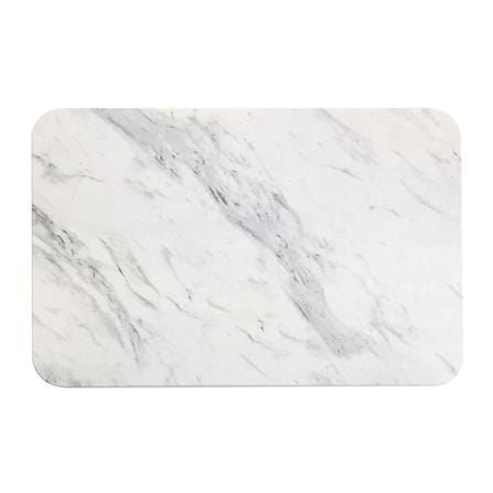 พรมหินเช็ดเท้า HOME LIVING STYLE MARBEL 39X60 ซม. สีขาว_0
