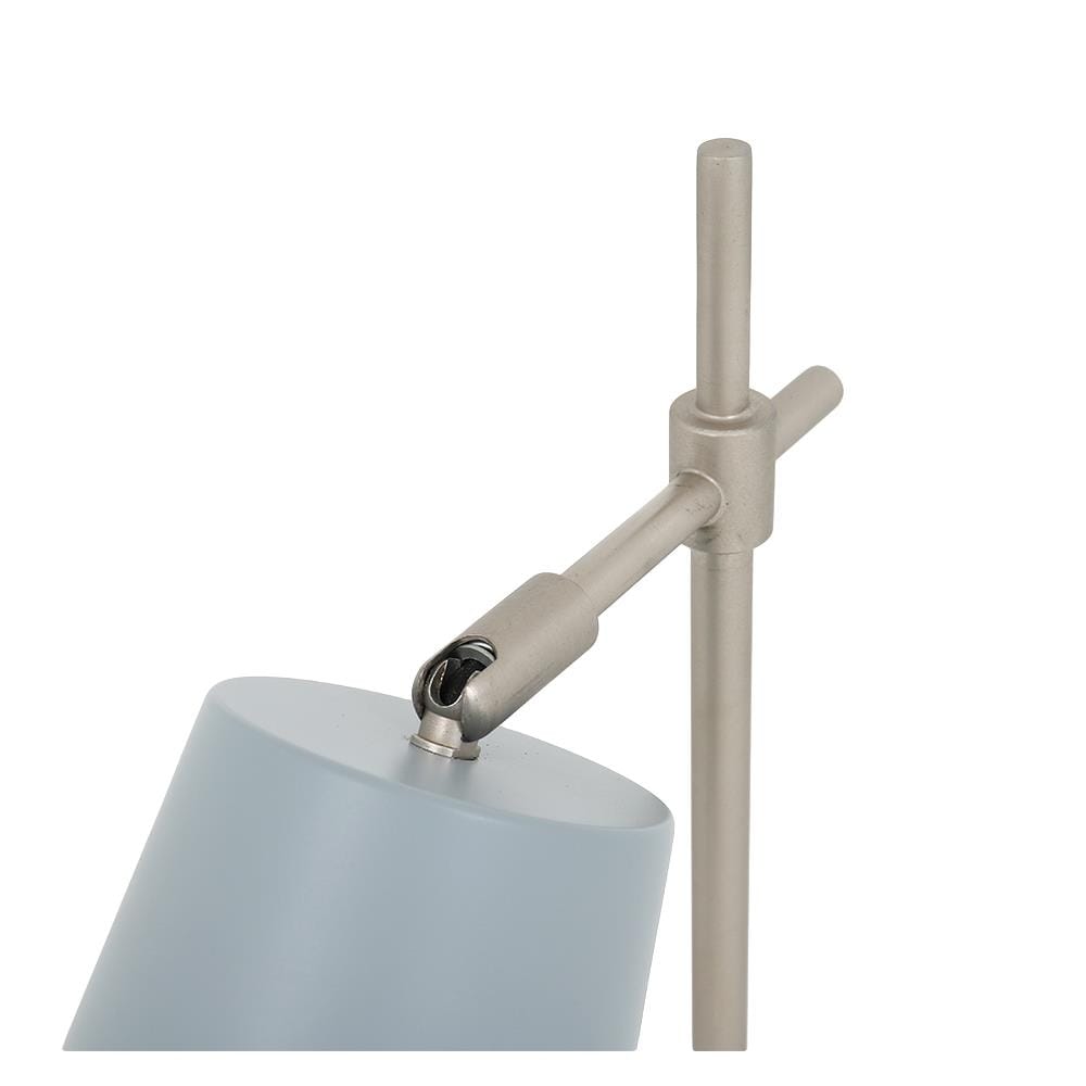 ไฟตั้งโต๊ะ CARINI 5041B/1T สีเทา/เงิน/ลายไม้