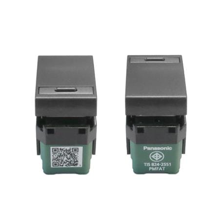 สวิตช์ 1 ทาง PANASONIC WEG5531MB ขนาด 1 ช่อง  สีดำเมทาลิค_3