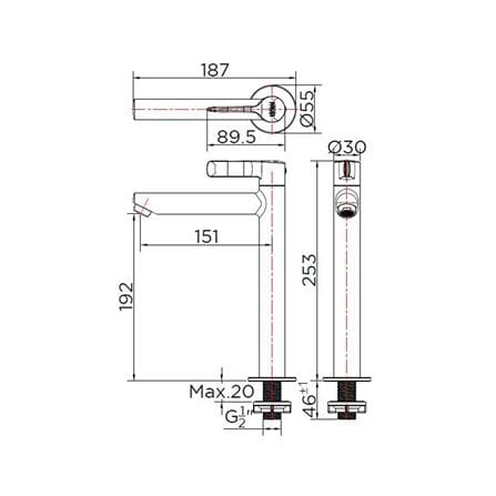 ก๊อกอ่างล้างหน้า KARAT FAUCET KF-63-101-50_1