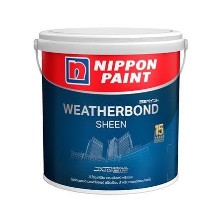 สีน้ำทาภายนอก NIPPON PAINT WHEATHERBONDSHEENBASE B 1GL_0
