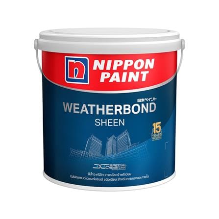 สีน้ำทาภายนอก NIPPON PAINT WEATHERBONDSHEEN BASE D1GL_0