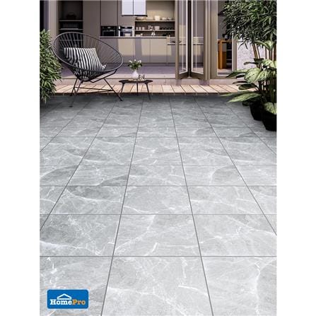 กระเบื้องพื้นพอร์ซเลน  16x16 นิ้ว COTTO อวาลอน เทา ExC PM 0.96M2_2