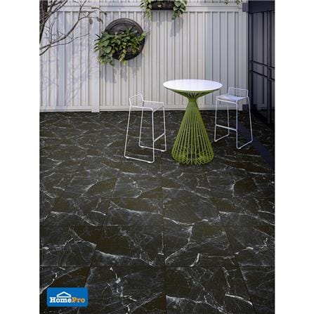กระเบื้องพื้นพอร์ซเลน  16x16 นิ้ว COTTO อวาลอน ดำ ExC PM 0.96M2_2