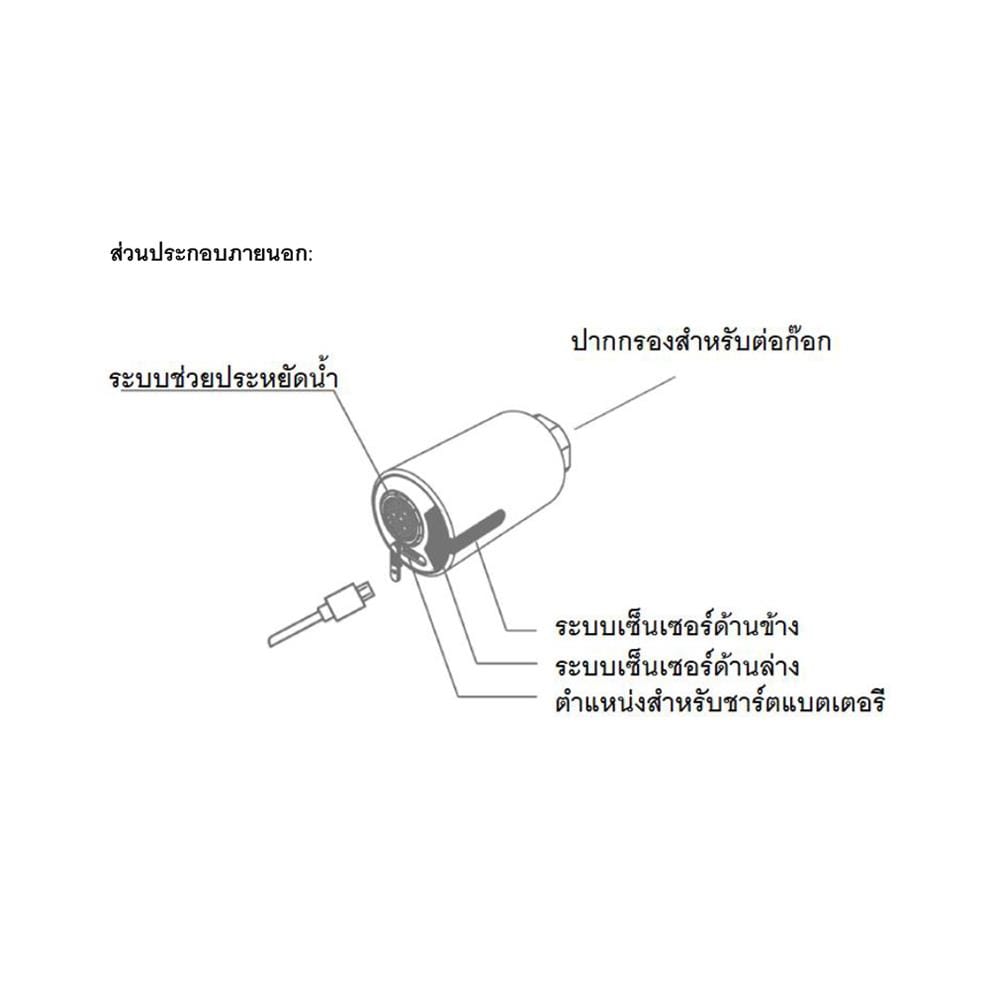 ปากกรองก๊อกเซ็นเซอร์ KUDOS K1900019