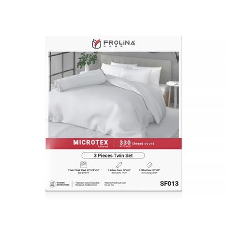 ชุดผ้าปูที่นอน 3.5 ฟุต 3 ชิ้น FROLINA MICROTEX SF013_2