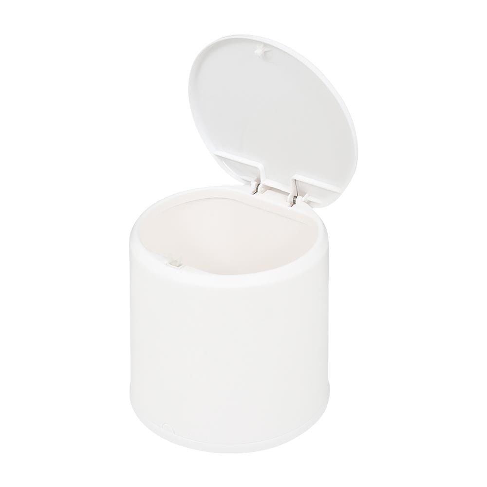 ถังขยะตั้งโต๊ะฝากด ACCO LITTLE ขนาด 1.5L สีขาว
