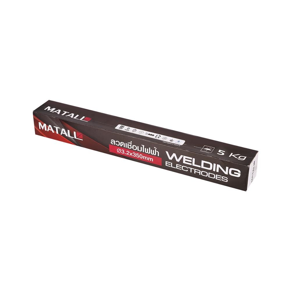 ลวดเชื่อมเหล็ก MATALL E6013 3.2X350 มม. 5 กก.