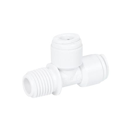 ข้อต่อสามทางเกลียวนอกเครื่องกรองน้ำ DEXZON SPEED FIT 1/4 นิ้ว_0