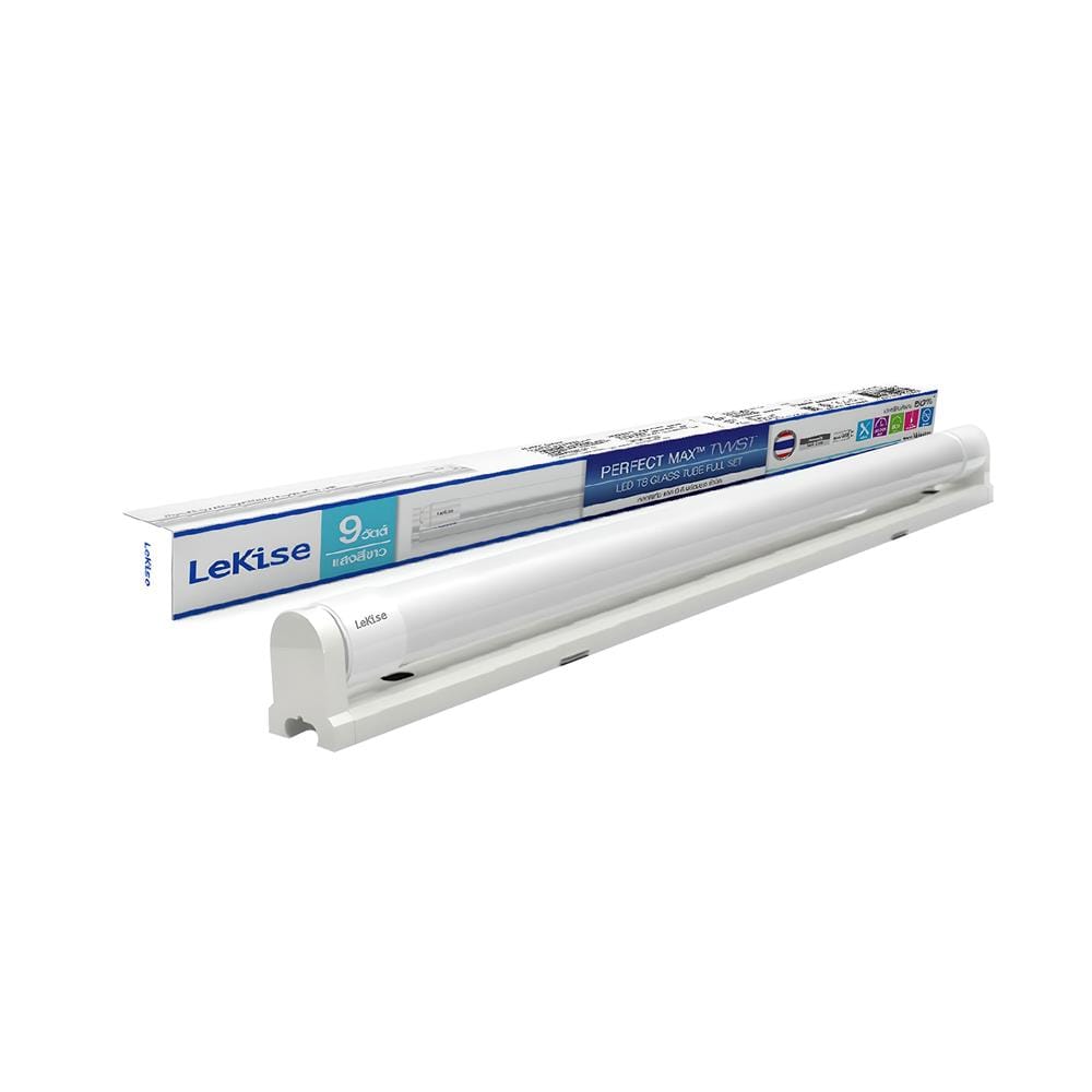 ชุดรางนีออน LED LEKISE T8 PERFECT MAX PFE5 9 วัตต์ DAYLIGHT