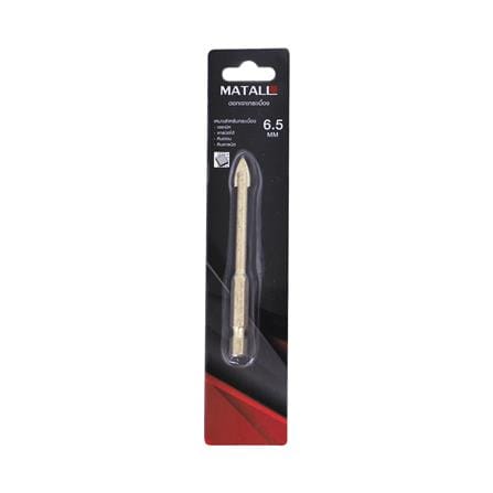 ดอกเจาะกระเบื้อง MATALL DRILL BIT FOR TILE 6.5 6.5X80 มม._2