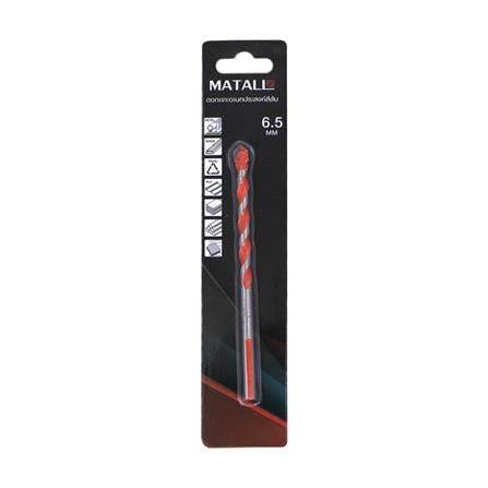 ดอกเจาะอเนกประสงค์ MATALL UTILITY DRILL BIT 6.5 6.5X100 มม._2