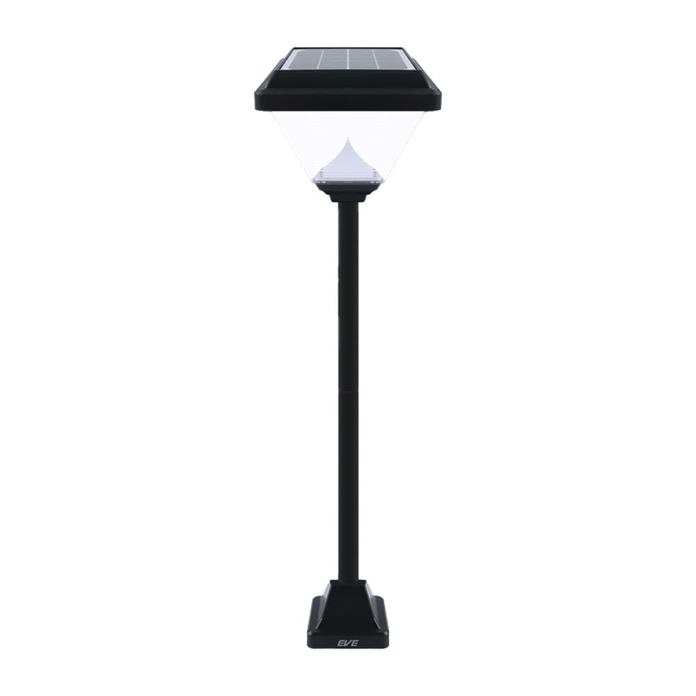 ไฟหัวเสา SOLAR EVE 595545 2 วัตต์ COOLWHITE DAYLIGHT WARMWHITE สีดำ