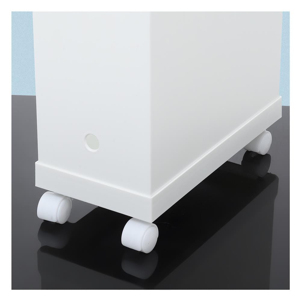 ล้อกล่องเก็บของ 4 ล้อ BALLI 12x6x9 ซม. สีขาว
