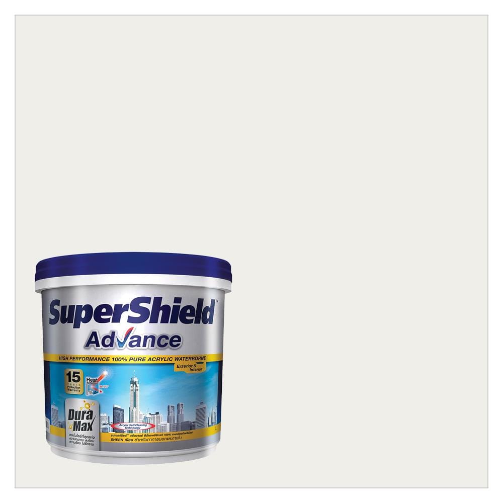 สีน้ำทาภายนอก TOA SUPERSHIELD ADVANCE 8260  สี MERCURY GREY เนียน 9 ลิตร